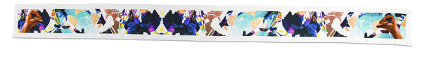 Rachel Zarkhosh SKINNY Ostrich scarf 100% Silk