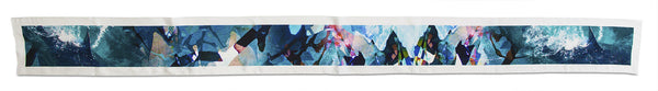 Rachel Zarkhosh SKINNY Shark scarf 100% Silk